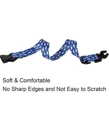 Unique Blue Shark Dog Collar - Halison Colle Stylish & Durable for Small Medium & Large Dogs - Buy Online on GoSupps.com