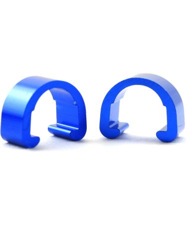 10PCS Blue Aluminum Alloy C-Clips Clamps for Bicycles Brake & Gear Cables - Buy Online on GoSupps.com