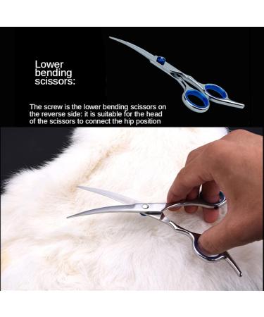 WUWYOUWL Pet Grooming Scissors for Dogs & Cats | 6-Inch Hair Cutting & Ear Cleaning Accessories - Buy Online on GoSupps.com