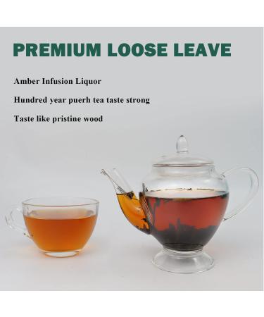 Organic Puerh Loose Leaf Tea in Tea Tin - Woody Aroma - 3.5oz - Buy Online on GoSupps.com