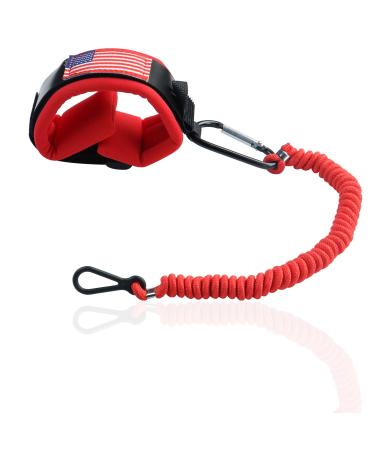 8M0092850 Boat Kill Switch Lanyard, Big Wrist Strap for Boat Outboard Mercruiser Marine Replace 15920T54 15920A54, 54 Inch/137CM Long Boat Engine Emergency Stop Switch Safety Lanyard Cord - Red