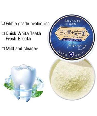 Miyanxi Tooth Powder - Effective Whitening for Coffee & Smoke Stains | 50g Box | International Shipping - Buy Online on GoSupps.com