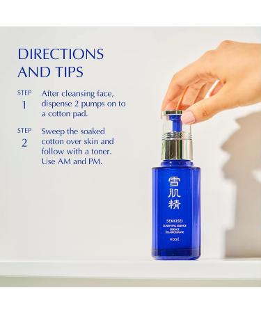 SEKKISEI Clarifying Essence - Daily Exfoliating Serum 2.5 oz | Best International Shipping & Skincare Benefits - Buy Online on GoSupps.com