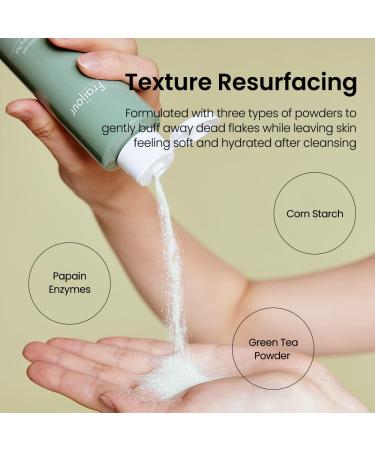 Fraijour Wormwood Enzyme Cleansing Pack Korean Powder Face Cleanser & Exfoliant with Papaya Enzyme AHA BHA PHA Low pH Clears Acne & Pores Smooths Texture for All Skin Types 2.82 oz. - Buy Online on GoSupps.com