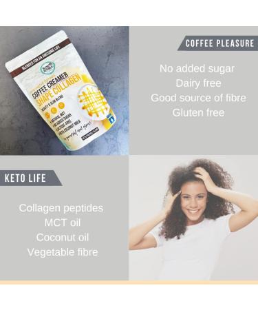 Keto Coffee Creamer with Collagen - Sugar-Free Powder for Ketogenic Diet | 30 Portions of Keto Beauty Caramel with MCT & Coconut Oil - Buy Online on GoSupps.com