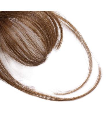 100% Remy Real Hair Clip-In Ponytail with Bangs - Natural Flat Pony Extension in Medium Brown/Blond | VD042A - Buy Online on GoSupps.com