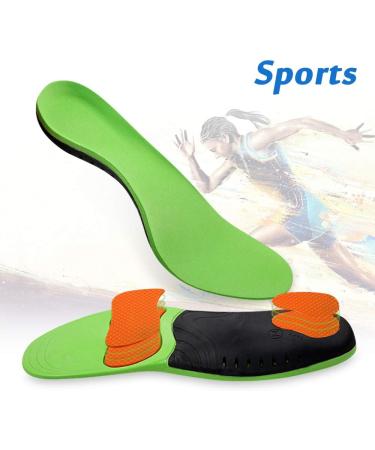 Orthotic Insoles for Plantar Fasciitis - Arch Support for High Arch & Flat Feet - Pain Relief for Heel & Foot - Men's 6-8 / Women's 7-9 - Buy Online on GoSupps.com