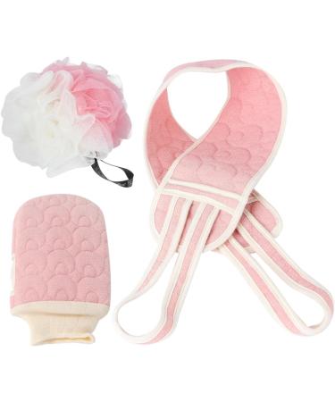 minkissy 2 Sets Bath Towel Loofah Suit Back Scrubber for Shower Loofah Back Strap Exfoliating Back Scrubber Back Strip for Shower Body for Men Towel for Shower Brush Sponge - Buy Online on GoSupps.com