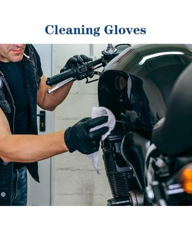 YKANG Black Disposable Nitrile Gloves - Latex Free, 100 PCS Exam Gloves for Food Prep, Cooking - Large Size - Buy Online on GoSupps.com