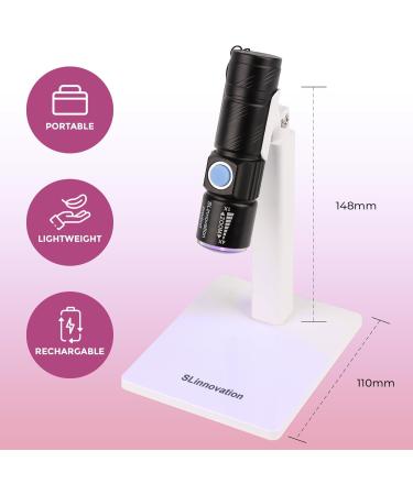 SLinnovation Rechargeable Mini UV Nail Lamp - Portable Gel Polish Dryer for Polygel Nails - Essential LED UV Nail Art Tool - Buy Online on GoSupps.com