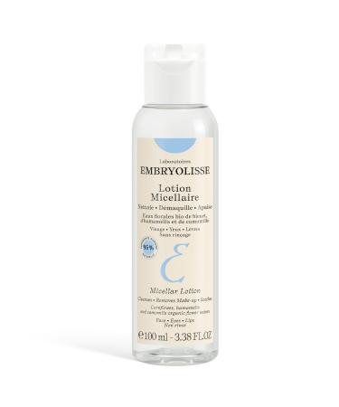 Embryolisse Micellar Lotion - Make-up Remover  Facial Cleanser & Moisturizer - No Soap or Water Needed 8.4 Fl Oz (Pack of 1)