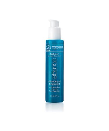 AQUAGE SeaExtend Silkening Oil Treatment, Wet Styling Treatment with Sea Botanicals, Ultra-Light Argan Oil and Sweet Almond Oil to Smooth, Silken, and Add Shine 6 Fl Oz (Pack of 1)