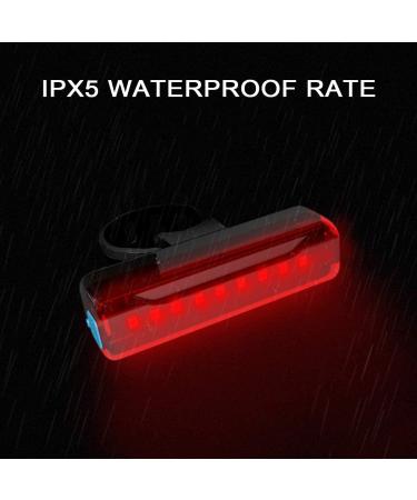Ovetour USB Rechargeable Bike Tail Light 2 Pack - Ultra Bright LED Rear Light with 50 Hours Runtime | 5 Light Modes | IPX5 Waterproof | Includes 2 USB Cables - Buy Online on GoSupps.com