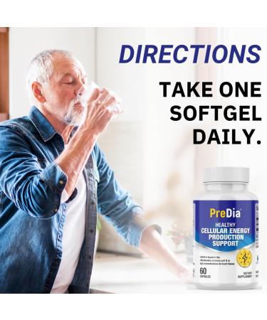 PREDIA - Healthy Cellular Energy Production Support - (CoQ10 200mg) - Buy Online on GoSupps.com