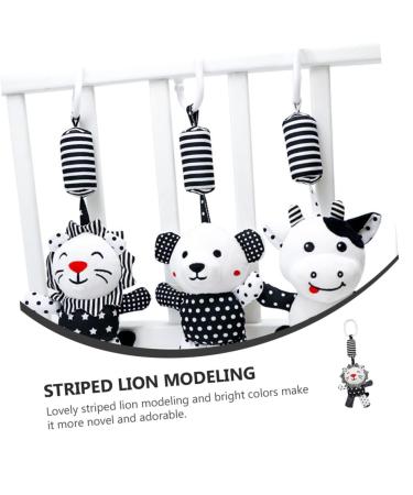 Buy Toyvian Black and White Newborn Toy - Adorable Rattle with Animal Motifs & Bed Bell for Babies - Buy Online on GoSupps.com