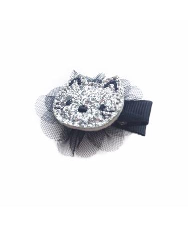 6 PCS Adorable Cat Hair Clips - Glitter Hairpin Barrettes for Baby Girls & Kids | Pink Silver & Gold Set - Buy Online on GoSupps.com