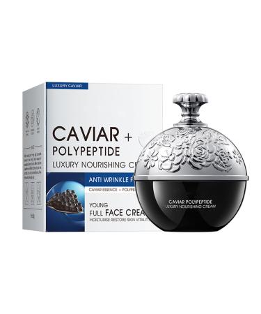 Caviar Peptide Moisturizer Antiaging Face Cream & Face Lotion for Dry Skin Firming Peptide Cream for Radiant Youthful Skin 30g Makeup Cream