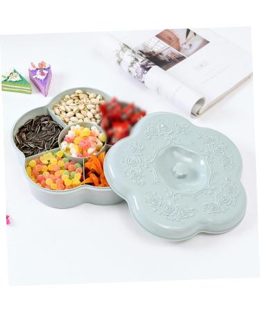 1 Pc Food Tray Appetizer Tray Snack Serving Plate Snack Storage Tray Candy Plate Grid re-usable - Buy Online on GoSupps.com