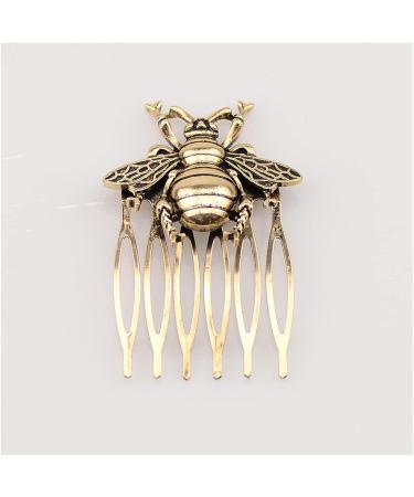 Ponytail Holder Bee Retro Hairpin Comb Hair Clip Retro Alloy Women Girls Hair Accessories Ancient Style Hair Comb for Hairstyle (Color : Gold) - Buy Online on GoSupps.com