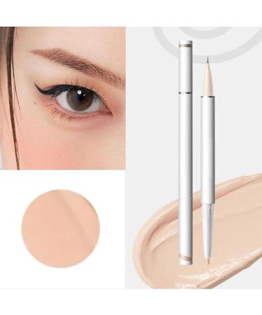 2-in-1 Double-Ended Eyeliner Pencil Long-Lasting Cosmetic Richly Pigmented Easy Application Smudge-Proof Under-Eye Highlighter Brightening for Women - Buy Online on GoSupps.com