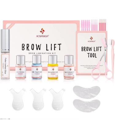 ICONSIGN Kit de Lamination de Sourcils Kit de Lifting de Sourcils Semi-Permanent Professionnel Dur e de vie jusqu' 8 semaines Convient pour le salon et la maison - Buy Online on GoSupps.com