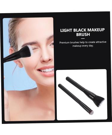 Healeved 2 Pcs Highlight Brush Makeup Brush Creme Blush Double-fiber Makeup Brush Artificial Fiber - Buy Online on GoSupps.com