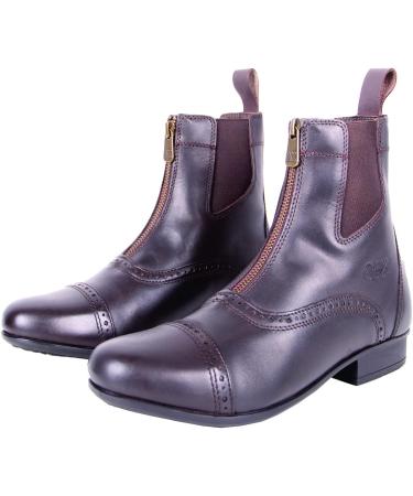 AK Hi Tec AKRS-6051-03 Full Grain Leather Riding Boots with Zip & Air System Technology - Brown 40 EU | International Shipping Available - Buy Online on GoSupps.com