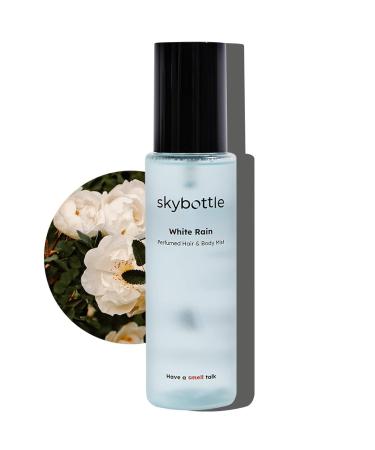 skybottle Hair & Body Mist Lasting Fragrance with Bergamot White Rose Scent Travel Size Perfume and Body Spray Hygiene Essentials for Women Girls Valentine Gift 3.4 Fl. Oz White Rain