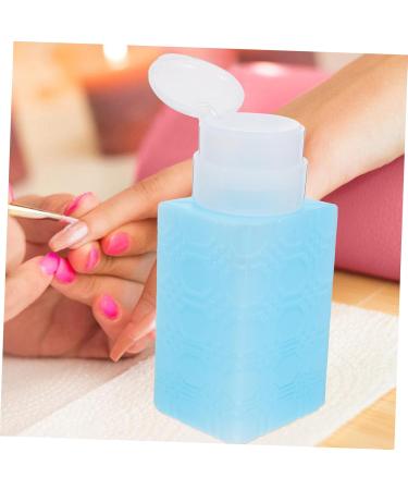 DRESSOOS Nail Gel Polish Gel Nail Polish Pump Dispenser Nail Polish Remover Bottle Nail Polish Remover Dispenser Pump Makeup Remover Container Travel Tool Mini Plastic 6x5x13cm Blue - Buy Online on GoSupps.com