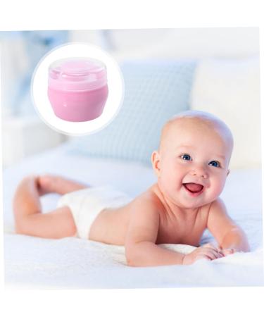 HONMEET Baby Puff Box 2 Sets Puff Makeup Sponges after Bath Puff Container Suits Pot Makeup Puffs Beauty Sponge Applicator Cream Suit Empty Container Talco Fluff 9x9cm Pink - Buy Online on GoSupps.com