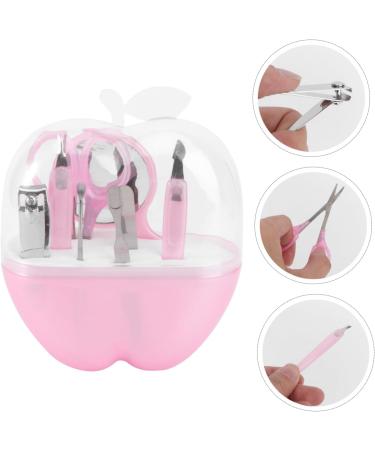Healeved Fingernail Trimmer Tools Mirrors 8 in 1 Nail File Stainless Steel Nail Clipper Kit Fingernail File Nail Kit Camping Accessory Mirroraid The Mirror Pink Tool Kit Manicure medium Pink - Buy Online on GoSupps.com