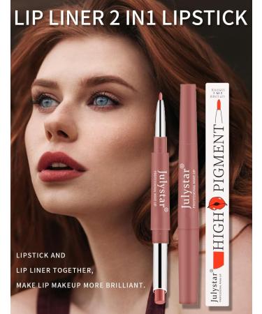  G n rique Interookie Double Head Lipstick Non-Fade Non-Sticky to Cup Makeup Pen Rotating Lipstick Pink (M08#) - Buy Online on GoSupps.com