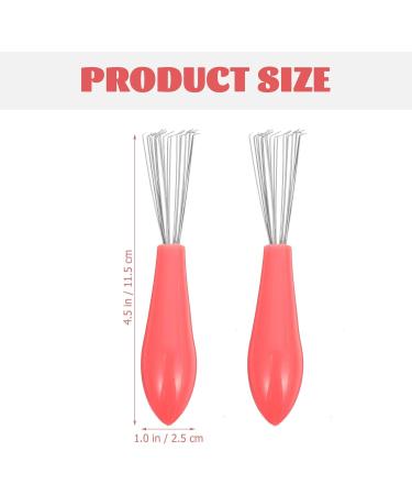 VALICLUD Outil De Nettoyage De Peigne Et Brosse Cheveux 2 Pi ces Manche Bois Ergonomique Usage Domestique Et Salon Nettoyage Facile Des Cheveux - Buy Online on GoSupps.com