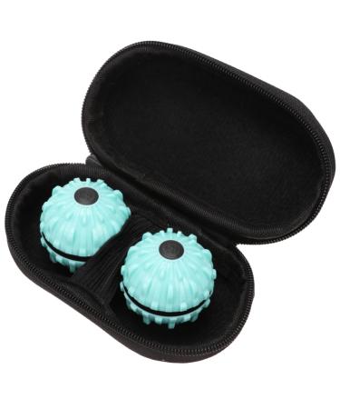CLISPEED 1pc Pressure Release Decompression Ball Massage Balls Toy Transport 7.36x3.56cm Sky Blue