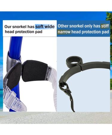 Focevi Swim Snorkel for Lap Swimming - Adult Snorkeling Gear with Silicone Mouthpiece and Purge Valve - Buy Online on GoSupps.com