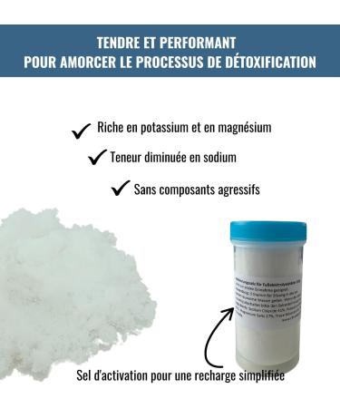 Sels activateurs pour bain de pieds ionique d sintoxication efficace 100g Purifie l'eau prolonge la dur e de vie de l'appareil am liore le bien- tre Hydrosana - Buy Online on GoSupps.com