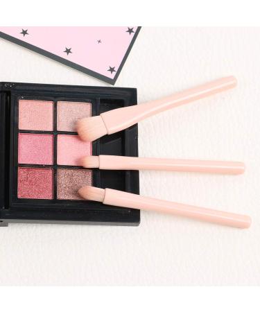 Mini Pink Makeup Brush Set - 4 in 1 Travel Essential for Lips, Highlighting, Eyes, and Foundation - Retractable Cosmetic Brushes - Buy Online on GoSupps.com
