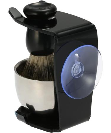 YMZ 4 in 1 Bartbrush Set with Suction Cup - Versatile Personal Cleaning & Haircut Tools | Razor & Soap Shaving Shells - Buy Online on GoSupps.com