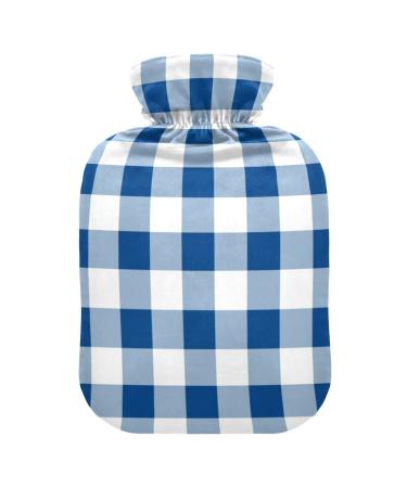 Heat bottle with reference 1 l of durable warm-up bag for handwheel warmer shoulder and neck pain cramps heating press and heat therapy patterns made of blue and white buffalo caro