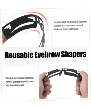 NOLITOY Eyebrow Design Eyebrow Card Eyebrow Stamp Stencils Makeup Tool Makeup Template Stencil Make up Suite - Buy Online on GoSupps.com