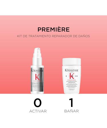K rastase Premi re routine de soin avec pr -shampooing (45 ml) et shampooing (80 ml) pour cheveux ab m s r parateur et r duction du calcium - Buy Online on GoSupps.com