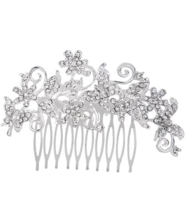 FRCOLOR Set of 3 Crystal Hair Comb Bridal Wedding Hair Clips Hair Clips Hair Pin Tiara Wig Rhinestone Comb Hair Comb Slide Clip Hairpiece Vintage Headpiece Accessories - Buy Online on GoSupps.com