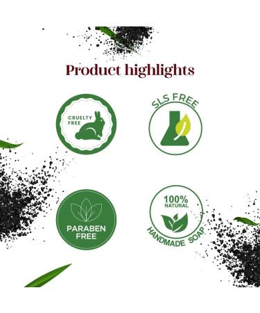 SKINSKA NATURALS Charcoal & Tea Tree Bar (125 * 2 gm) | Soap for Glowing Skin Moisturizing Acne & Dark Spots & Hyperpigmentation & Smooth for Men & Women - Buy Online on GoSupps.com