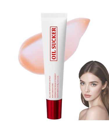 blmcoos Oil Sucker Primer Makeup Pore Refiner Primer Mattifying Primer for Oily Skin Waterproof & Sweatproof Makeup Base Alkaline Formula for Instant Pore Tightening 1