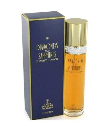 DIAMONDS and SAPHIRES by Elizabeth Taylor Eau De Toilette Spray 3.4 oz Women