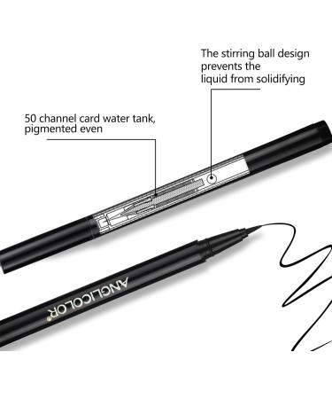 Waterproof Eyeliner - Liquid for Long Lasting Eye Liners - Women Eye Makeup Accessories for Halloween Stage Performance Gathering Dating Traveling Pochy - Buy Online on GoSupps.com