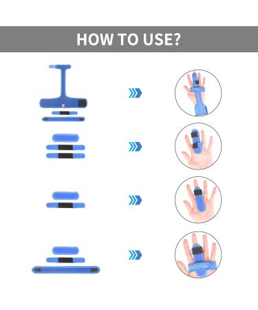 Medical Grade Aluminum Finger Splint - Trigger Finger Arthritis & Injury Support | Pain Relief Brace (11x9.8 inch - Buy Online on GoSupps.com