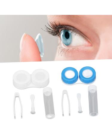 Dekay Portable Contact Lens Box Kit - Cute Duck Dustproof Storage Container with Tweezers & Bottle for Travel (Blue) - Buy Online on GoSupps.com