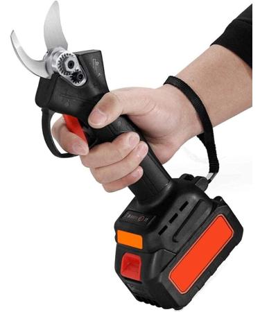 Professional Cordless Electric Pruning Shears 21V Tree Branch Pruner 30Mm Branch Cutter Cordless (2 Batteries) Small Gift