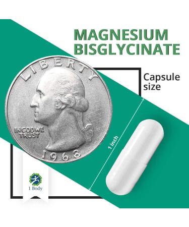 Pure Magnesium Bisglycinate Chelate - Reduce Cramps, Improve Sleep - 44mg Per Capsule - Buy Online on GoSupps.com